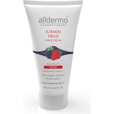 Alldermo Nemlendirici El Bakım  Krem Ahududu - Çilek 75  ml