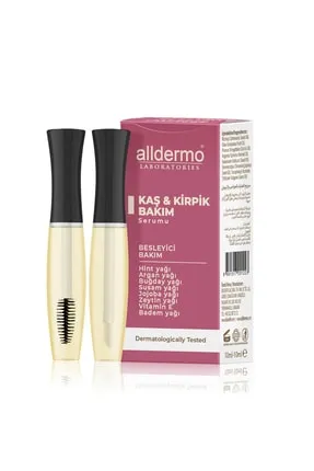 Alldermo Kaş-Kirpik Besleyici Bakım Serumu 10 ml x2,