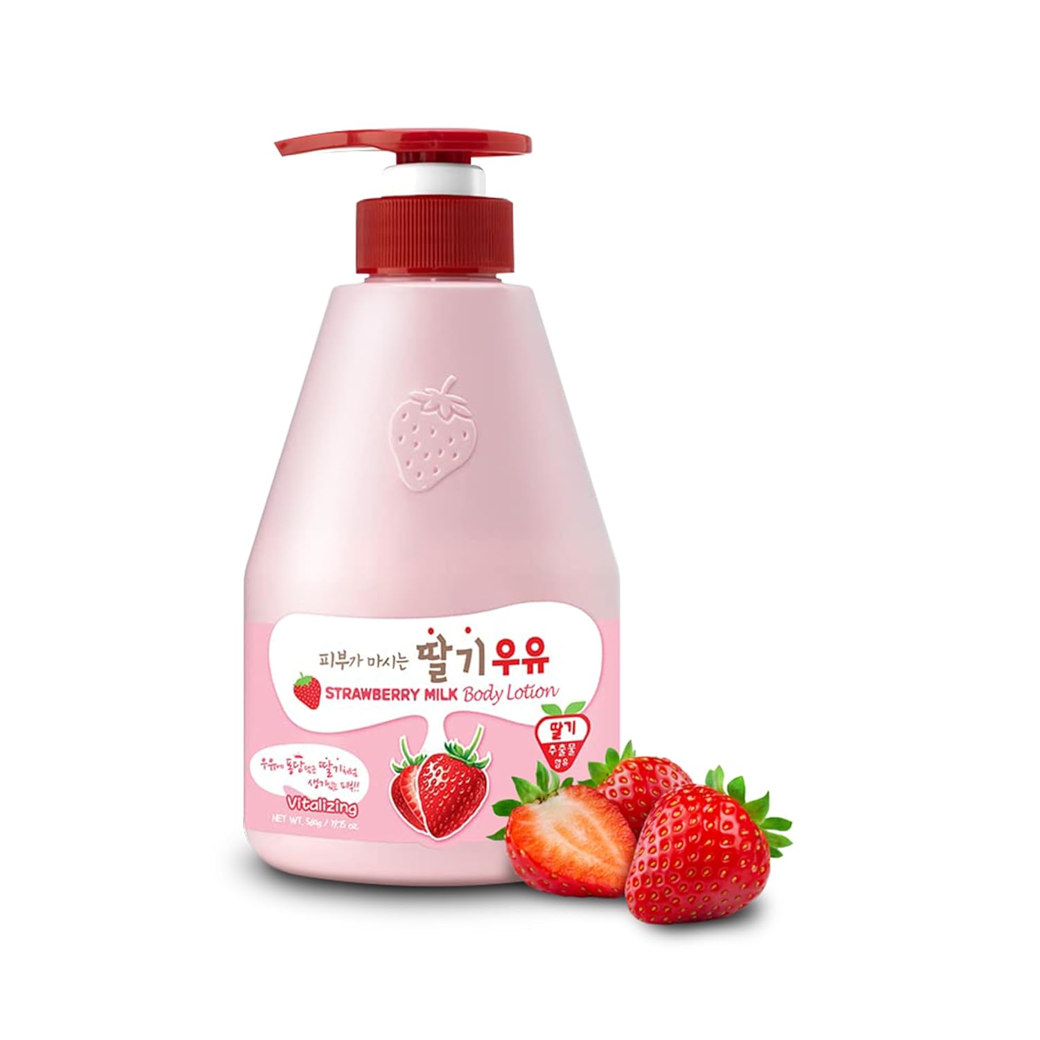 Kwailnara Strawberry Milk Body Lotion – Deeply Hydrating & Lightweight Korean Body Lotion 560 g