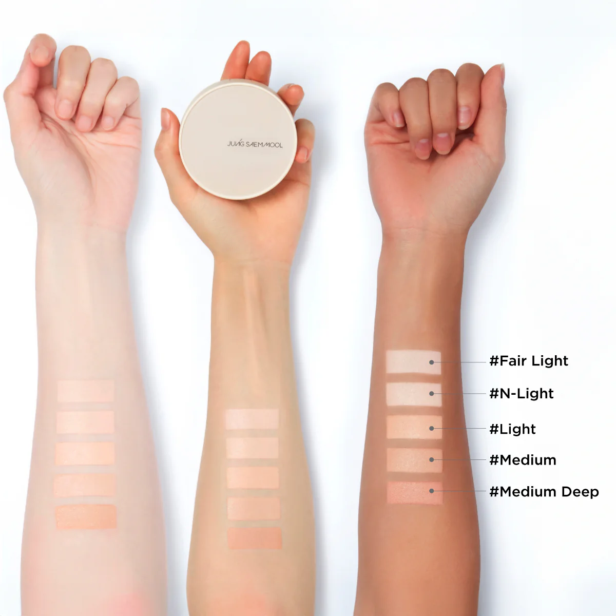 JUNGSAEMMOOL Skin Nuder Cover Layer Cushion 19N-Light /19Light