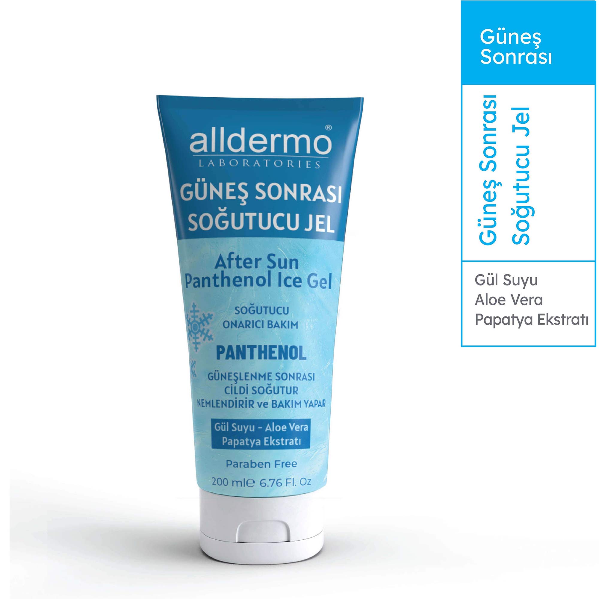 Alldermo Güneş Sonrası Soğutucu Ice Jel 200 ml
