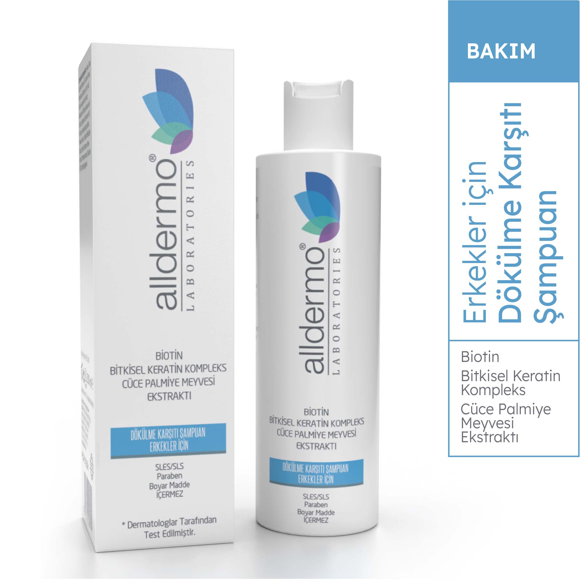  Alldermo Dökülme Karşıtı  Şampuanı - Erkek 200 ml