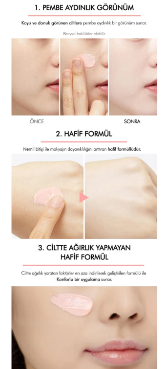 MISSHA Aydınlık Görünüm Sunan Güneş Koruyucu A’PIEU Pure Block Tone-Up Sun Base EX SPF50+/PA+++ 50ml