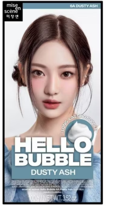 miseenscéne - Hello Bubble Saç Boyası 6A Dusty Ash