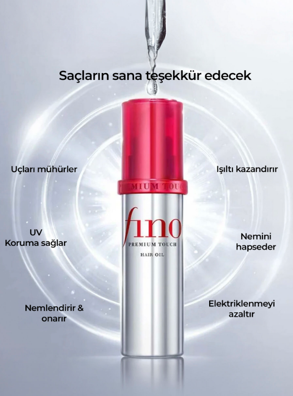 Fino Premium Touch Kuru ve Yıpranmış Saçlar İçin Besleyici Saç Bakım Yağı 70 ml