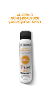 Alldermo SPF 50+ Çocuk İz Bırakmayan Güneş Koruyucu Sprey 150 ml,