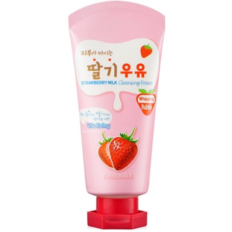 Kwailnara Strawberry Milk Cleansing Foam,120g