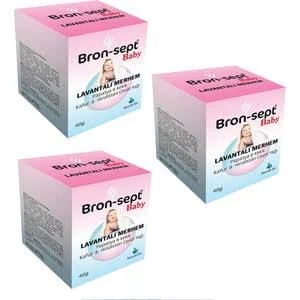  Avantaj Paket Bron-Sept Baby Lavantalı  Merhem 40 g x 3 ADET 
