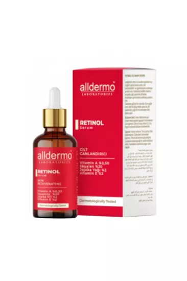 Alldermo Retinol Cilt Canlandırıcı Serumu 30 ml