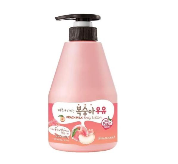 Kwailnara Peach Milk Body Lotion – Şeftalili Vücut Losyonu Deeply Hydrating & Lightweight Korean Body Lotion 560 g