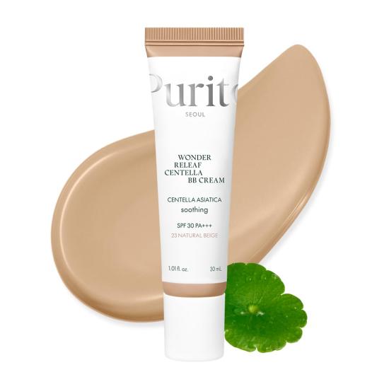 Purito - Wonder Releaf Centella BB Cream 23 Natural Beige SPF30 PA+++ (Yüksek Örtücü Besleyici Centella Özlü BB Krem) 30m