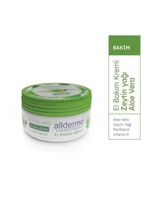  Alldermo Nemlendirici Aloe Vera - Zeytin  Yağı (KAVANOZ) 150 ml