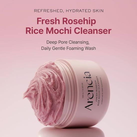 Arencia Yüz Temizleyici Fresh Rosehip Rice Mochi 120 g Arencia Yüz Temizleyici Fresh Rosehip Rice Mochi 120 g