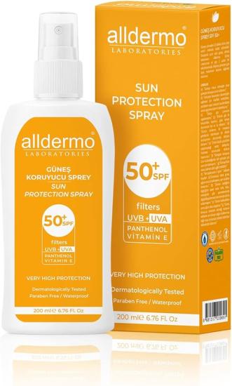  Alldermo Spf50+ Güneş  Sprey 200 ml