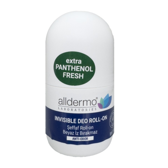 Alldermo Şeffaf Roll-on Beyaz İz Bırakmaz Invısıble