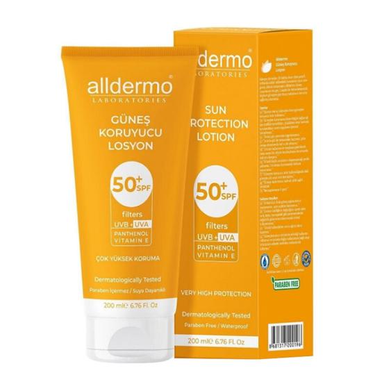  Alldermo Spf50+ Güneş  Losyonu 200 ml