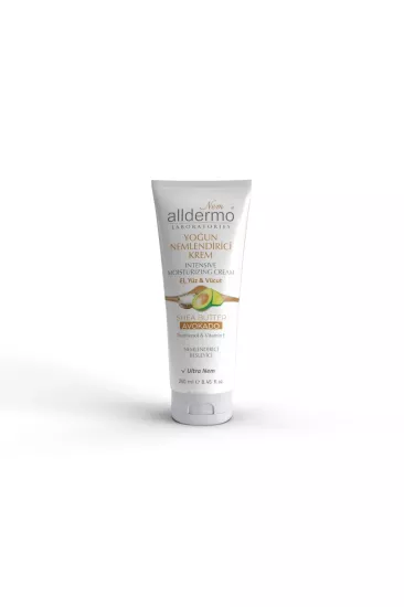  Alldermo Yoğun Nem. El,  Yüz,  Vücut Shea Butter  