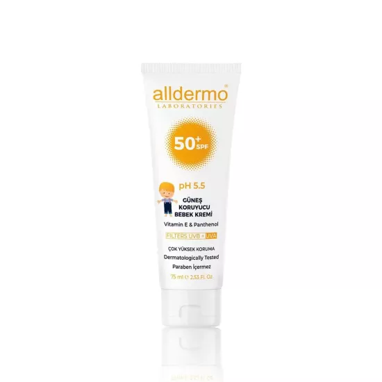 Alldermo Spf50+ Bebek Güneş Krem 75 ml