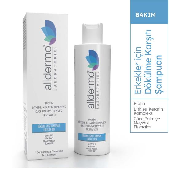  Alldermo Dökülme Karşıtı  Şampuanı - Erkek 200 ml