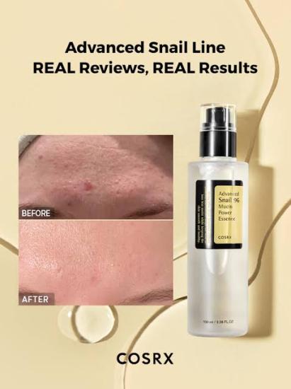 Cosrx Advanced Snail Essence Mucin Power - Salyangoz Ekstreli Esans
