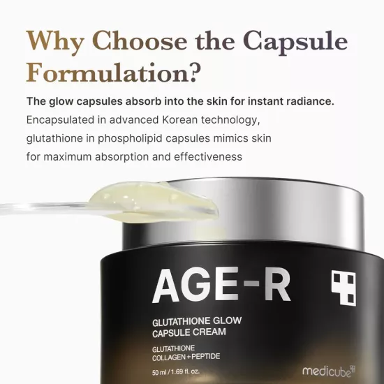 Medicube AGE-R GLUTATHIONE GLOW CAPSULE CREAM 50ml Yüz Kremi