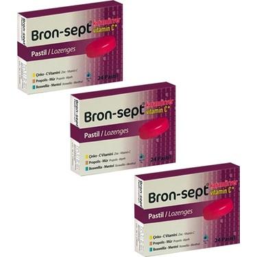  Avantaj Paket  Bron-Sept Karamürver Vitamin C Pastil 3 Adet 