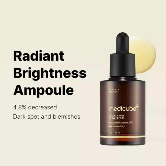 Medicube - Glutathione Glow Serum (Leke ve Kaz Ayağı Karşıtı Glutatyonlu Parlaklık Serumu) 30ml