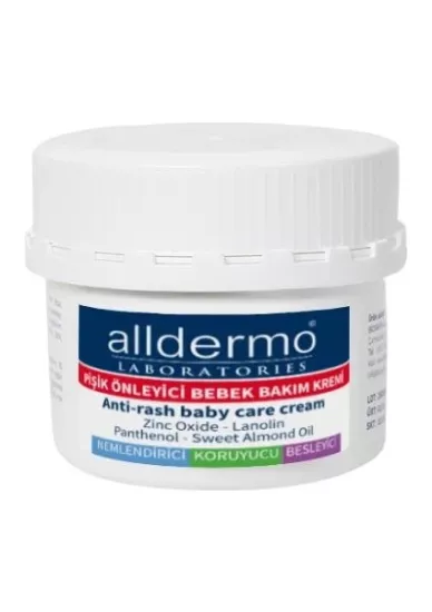 Alldermo Cilt ve Bebek Pişik Doğal Bakım Kremi 60g