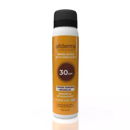 Alldermo Bronzlaştırıcı Spf30 Dry Oıl Aerosol Spr