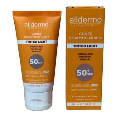  Alldermo Spf 50+ Tınted  Lıght Güneş Krem 50 ml