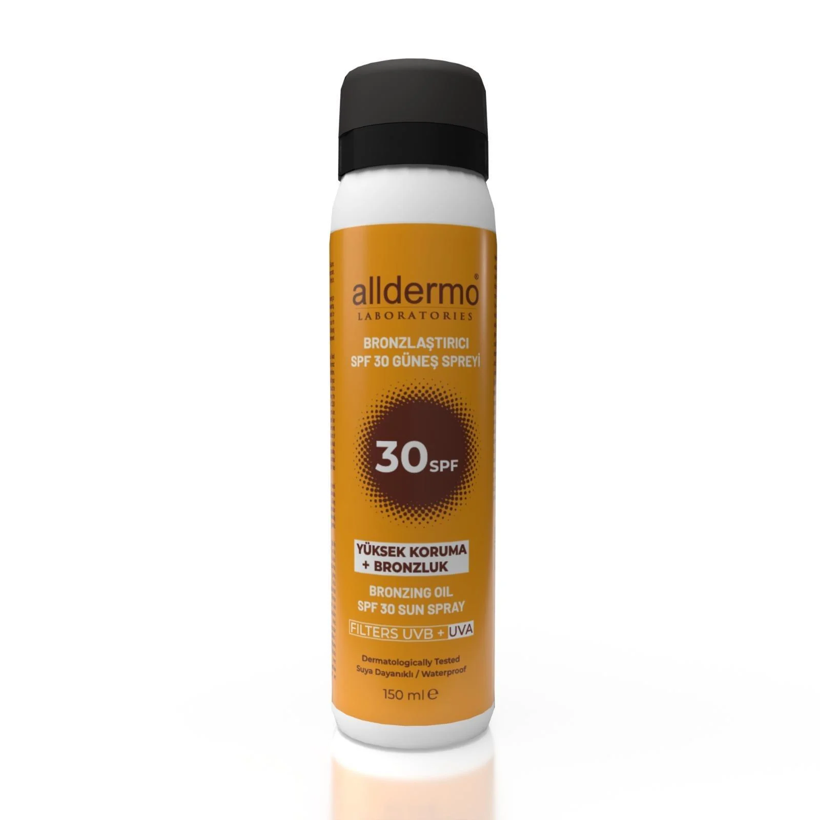 Alldermo Bronzlaştırıcı Spf30 Dry Oıl Aerosol Sprey 150 ml