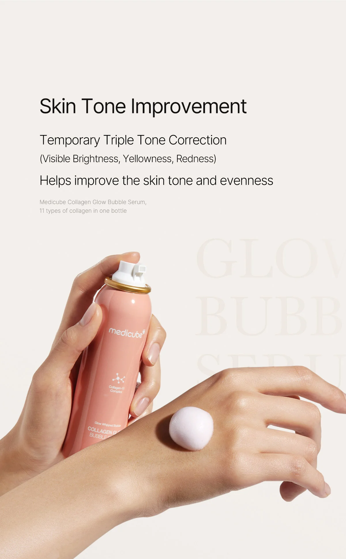 Medicube Glow Lifting Collagen Glow Bubble Serum